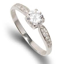 anillo punto blanco